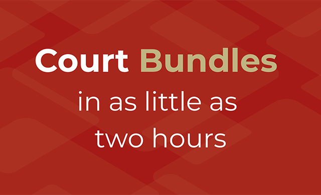 eBundles – digital court bundles in 2 hours